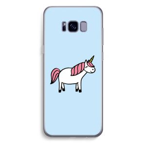 Eenhoorn: Samsung Galaxy S8 Plus Transparant Hoesje