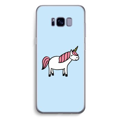 Eenhoorn: Samsung Galaxy S8 Plus Transparant Hoesje