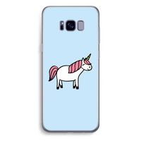Eenhoorn: Samsung Galaxy S8 Plus Transparant Hoesje