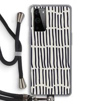 Moroccan stripes: OnePlus 9 Pro Transparant Hoesje met koord