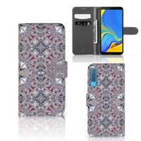 Samsung Galaxy A7 (2018) | Bookcase | Flower Tiles