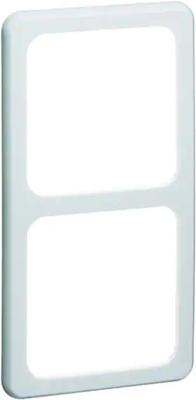 Peha Standard afdekraam 2-voudig levend wit D 80.672.02 Peha Standard afdekraam 2-voudig levend wit D 80.672.02