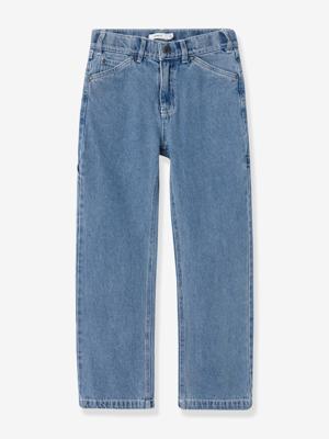 Rechte jeans in workerstijl voor jongens van NAME IT jeansblauw