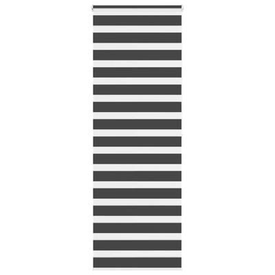 VidaXL Zebra rolgordijn 80x200 cm stofbreedte 75,9 cm zwart