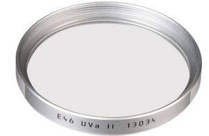 Leica 13034 Filter UVa II E 46 zilver
