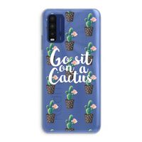 Cactus quote: Xiaomi Redmi 9T Transparant Hoesje