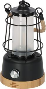 Brennenstuhl Oplaadbare campinglamp CAL 1 met henneptouw en bamboevoet ledlamp