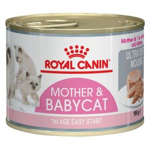 Royal Canin mother & babycat kattenvoer 12x195gr blik mousse