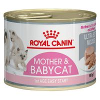 Royal Canin mother & babycat kattenvoer 12x195gr blik mousse Royal Canin mother & babycat kattenvoer 12x195gr blik mousse