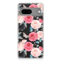 Google Pixel 7 TPU Case Butterfly Roses