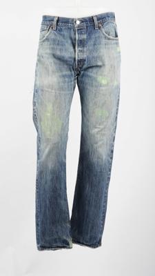 Vintage Upcycled Levi&apos;s Jeans in Blue size 34 / 31