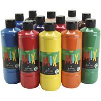 Schjerning Greenspot plakaatverf, matt, diverse kleuren, 12x500 ml/ 1 doos
