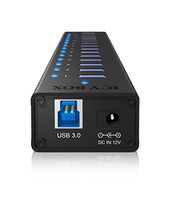 ICY BOX IB-AC6113 USB 3.2 Gen 1 (3.1 Gen 1) Type-B 5000 Mbit/s Zwart - thumbnail