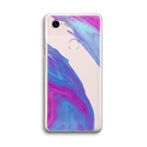 Zweverige regenboog: Google Pixel 3 Transparant Hoesje