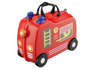 TOPMOVE Kinder koffer met zitje (Brandweer)