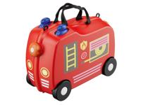 TOPMOVE Kinder koffer met zitje (Brandweer) TOPMOVE Kinder koffer met zitje (Brandweer)
