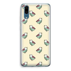 Vogeltjes: Huawei P20 Transparant Hoesje