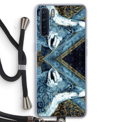 Golden Fox: Oppo A91 Transparant Hoesje met koord