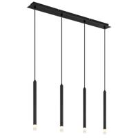 Globo Design hanglampRyan 4-lichts zwart - 15629-4