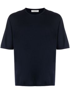 Johnstons of Elgin t-shirt en piqué de laine - Bleu