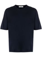 Johnstons of Elgin t-shirt en piqué de laine - Bleu