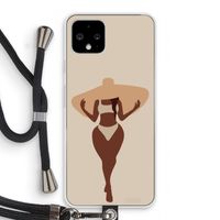 Let's get salty: Pixel 4 Transparant Hoesje met koord