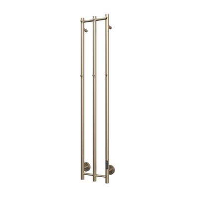 Designradiator TVS Design PLUS 3V EL 150x28 cm Geborsteld Goud TVS Design