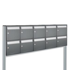 Allux Flow Set 5-Breed, 2-Hoog Op Statief Antraciet - 40040065_5x2s