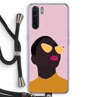 Yellow glasses: Oppo A91 Transparant Hoesje met koord