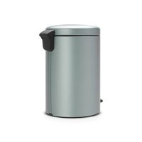 Brabantia newIcon pedaalemmer 20 liter met kunststof binnenemmer - Metallic Mint - thumbnail