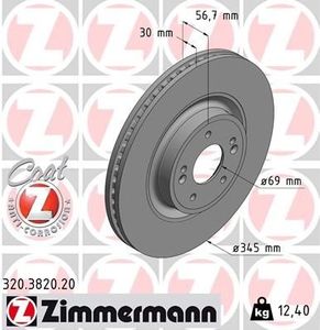 Remschijf COAT Z 320382020