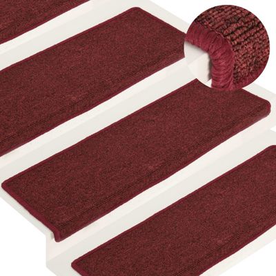 VidaXL Trapmatten 15 st 65x21x4 cm matrood