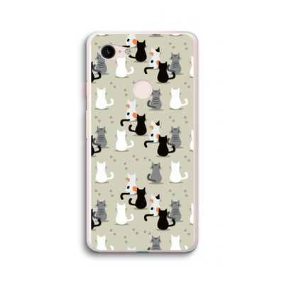 Katten: Google Pixel 3 XL Transparant Hoesje
