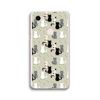 Katten: Google Pixel 3 XL Transparant Hoesje