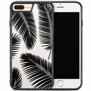 iPhone 8 Plus/iPhone 7 Plus hoesje - Palm leaves silhouette