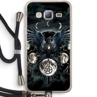 Sinister Wings: Samsung Galaxy J3 (2016) Transparant Hoesje met koord