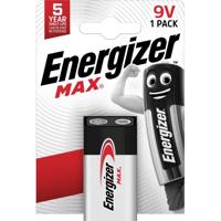 Energizer batterij Max 9V, op blister