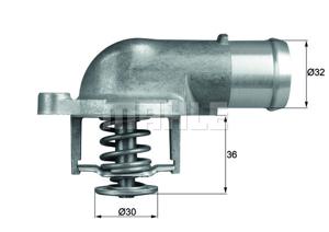 Thermostaat, koelvloeistof MAHLE, u.a. für VW