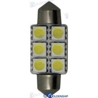 Bombilla led festoon GS10540 - BOMBILLA FESTON 6LED 1,3W 10/30V 15,9*37