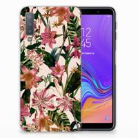 Samsung Galaxy A7 (2018) | TPU Case | Flowers