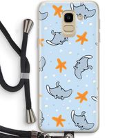 Manta: Samsung Galaxy J6 (2018) Transparant Hoesje met koord