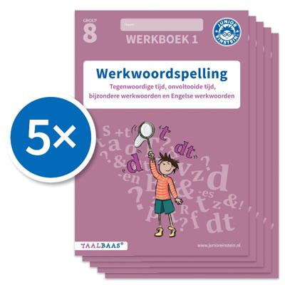 Werkwoordspelling werkboek 1 groep 8 (Set van 5) (Paperback)