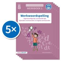 Werkwoordspelling werkboek 1 groep 8 (Set van 5) (Paperback)