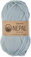 Drops Nepal Uni Colour 7120 Lichtgrijs/Blauw