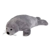 Pluche grijze zeehond knuffel 30 cm speelgoed   -