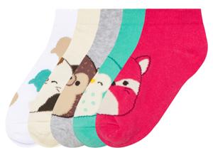 5 paar kinder sokken (squishmallows, 39/42)