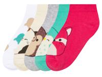 5 paar kinder sokken (squishmallows, 31/34)