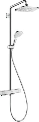 Hansgrohe Croma E Showerpipe 1jet met thermostaat, chroom