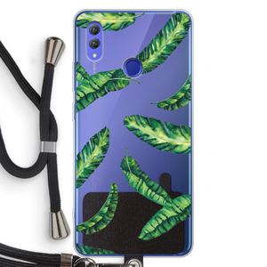 Lange bladeren: Honor Note 10 Transparant Hoesje met koord