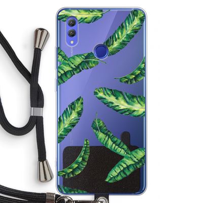 Lange bladeren: Honor Note 10 Transparant Hoesje met koord